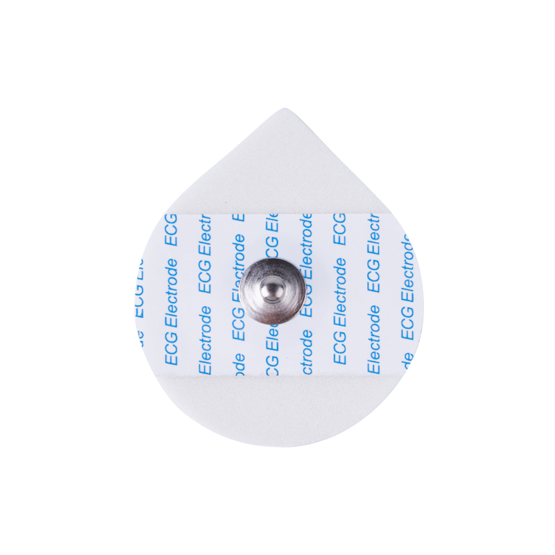 China Free sample for Tens 7000 Pads Water drop Disposable ECG Electrodes With 3.9mm Snap Quanding Manufacturer and Supplier Quanding